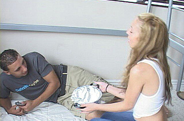 Myah Monroe and Tony T and Tony T. in Brunette Myah Monroe fucking in the bed with her petite episode