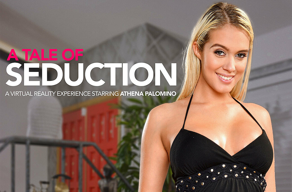 Hot Blonde Athena Palomino fucks her friend's husband In VR VR porn trailer poster