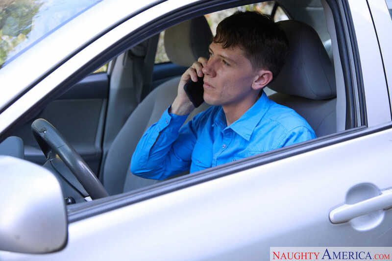 Naughty America India Summer porn: India Summer is a movie that features a man talking on a cell phone while driving.