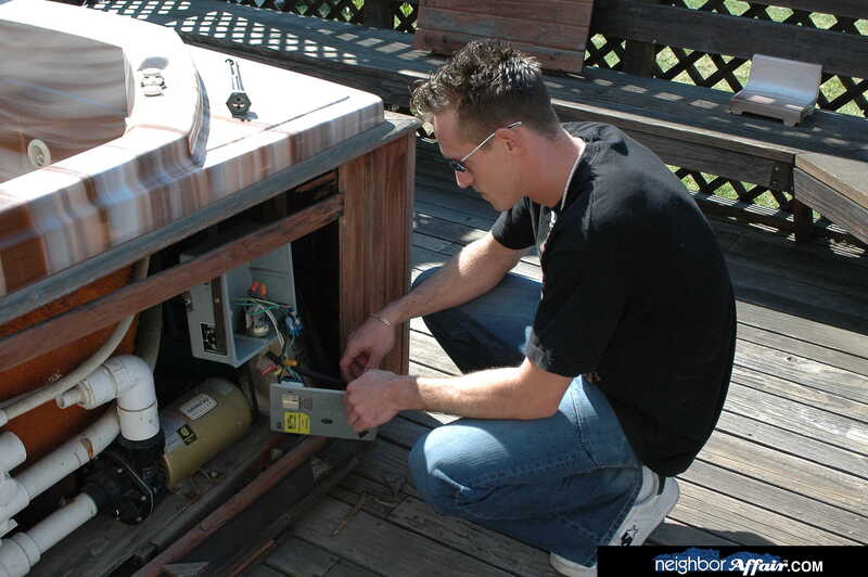 Naughty America Mika Tan porn: Mika Tan enhaus is kneeling down to fix a sink.