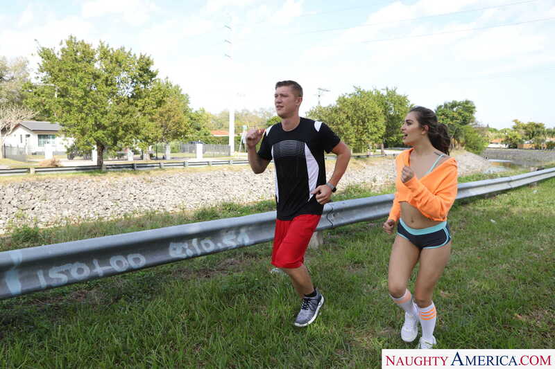 Naughty America Sofie Reyez porn scene 'Sofie Reyez enjoys some step brother cock' - Sofie Reyez and her friend are running along the guardrail.